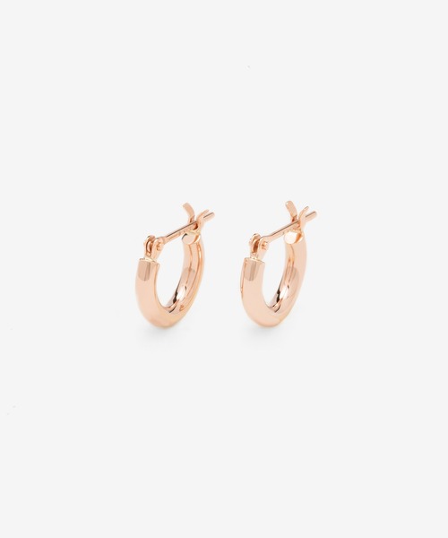 ESTELLE(エステール)の「K10 ピンクゴールド フープ ピアス ESTELLE/エステール(ピアス(両耳用)・レディース・ピンクゴールド・-)」の7枚目の写真
