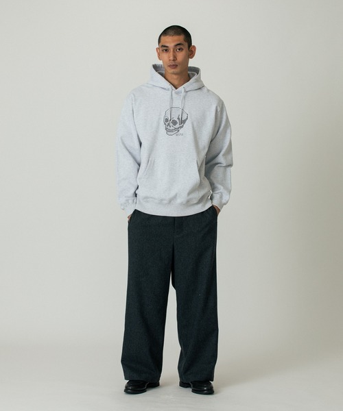 SILAS（サイラス）の「SKULL SWEAT HOODIE（パーカー・メンズ・アッシュ/ブラウン/ブラック・XL/L/M）」の13枚目の写真