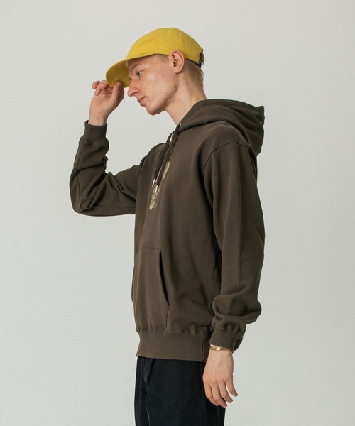 SILAS（サイラス）の「SKULL SWEAT HOODIE（パーカー・メンズ・アッシュ/ブラウン/ブラック・XL/L/M）」の4枚目の写真