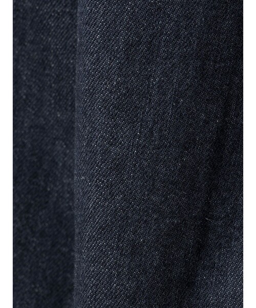 mizuiroind（ミズイロインド）の「mizuiro ind デニムタックワイドパンツ（その他パンツ・レディース・その他/ブルー・FREE）」の5枚目の写真