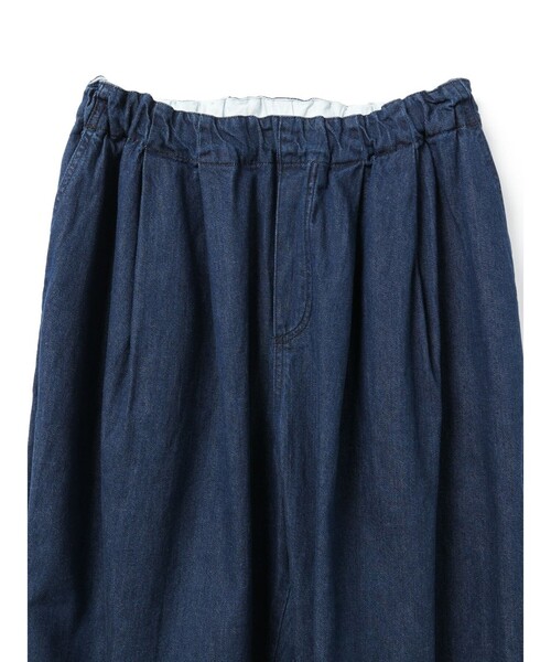 mizuiroind（ミズイロインド）の「mizuiro ind デニムタックワイドパンツ（その他パンツ・レディース・その他/ブルー・FREE）」の17枚目の写真