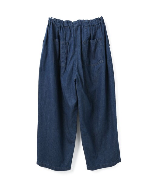 mizuiroind（ミズイロインド）の「mizuiro ind デニムタックワイドパンツ（その他パンツ・レディース・その他/ブルー・FREE）」の21枚目の写真