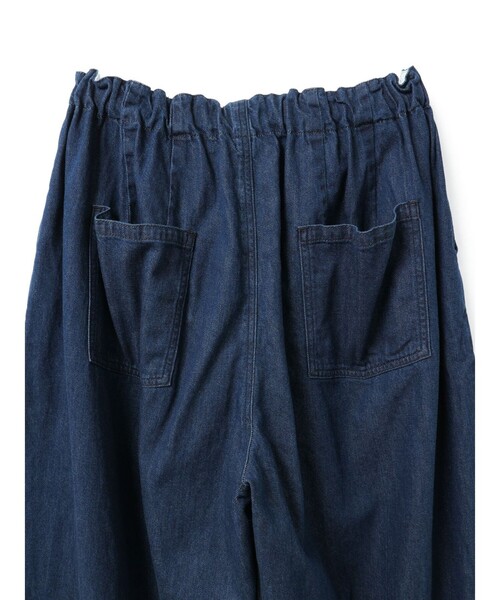 mizuiroind（ミズイロインド）の「mizuiro ind デニムタックワイドパンツ（その他パンツ・レディース・その他/ブルー・FREE）」の22枚目の写真