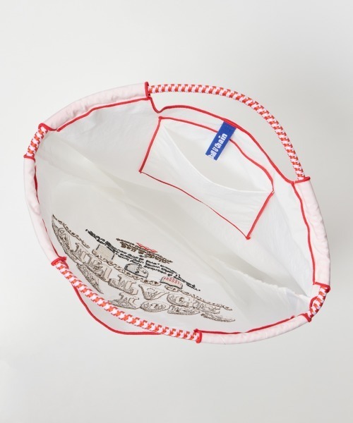 DOUBLE STANDARD CLOTHING（ダブルスタンダードクロージング）の「Ball&Chain / NY ヴィンテージ ショッピングバッグ（エコバッグ/サブバッグ・レディース・オフホワイト・FREE）」の11枚目の写真