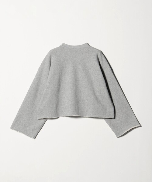 sacra カットオフスウェット　2025 SS グレー SACRA＞クロップド スウェット（スウェット）｜SACRA（サクラ）の