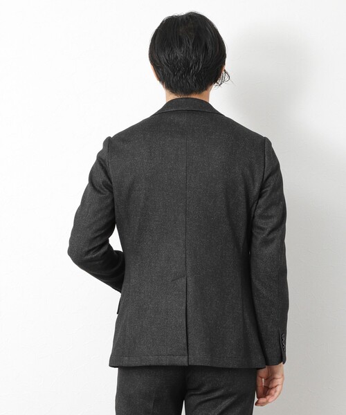 ビジカジ/セットアップ対応》ポンチジャージJKT（テーラードジャケット