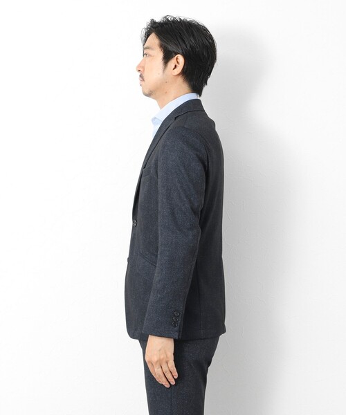 セール】《ビジカジ/セットアップ対応》ポンチジャージJKT（テーラード