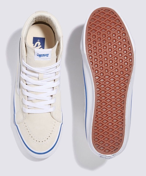 VANS（バンズ）の「VANS PREMIUM スケートハイ（スニーカー・メンズ・オフホワイト・5/6/6.5/7/7.5/8/8.5/9/9.5/10/10.5/11/5.5/4）」の3枚目の写真