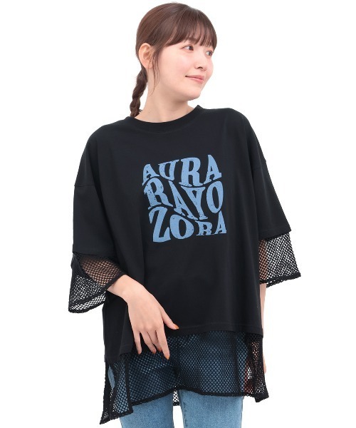 チチカカ（チチカカ）の「Orale! 裾メッシュレイヤード風プルオーバー（Tシャツ/カットソー・レディース・ホワイト/カーキ/ブラック・FREE）」の10枚目の写真
