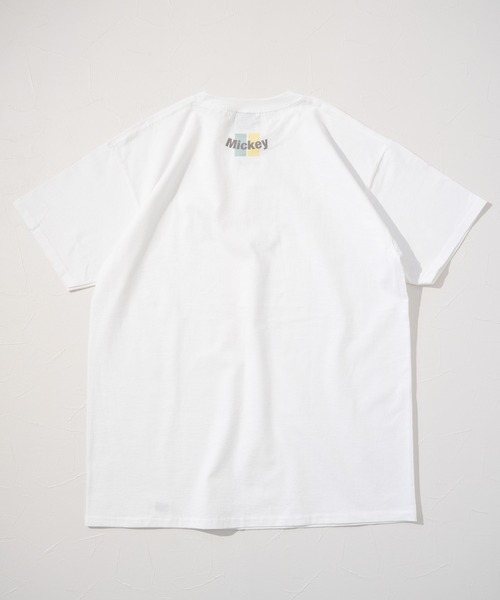 Disney（ディズニー）の「【Disney】レトロ「ミッキー」プリント/半袖Tシャツ/エクササイズデザイン /ディズニー/ミッキーマウス（Tシャツ/カットソー・レディース・ホワイト・MEDIUM/LARGE/X-LARGE）」の5枚目の写真