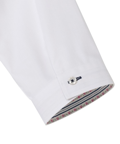 TOKYO SHIRTS(トウキョウシャツ)の「【透け防止】 形態安定ノーアイロン ワイド 7分袖ビジネスワイシャツ(ビジネスシャツ・レディース・ホワイト・XL/LL/L/M/S)」の4枚目の写真