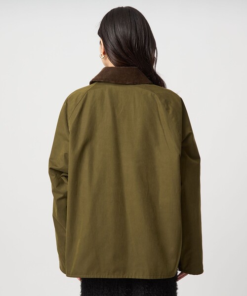 Barbour オリーブグリーン カバーオール S 別注】＜Barbour＞TRANSPORT ジャケット（カバーオール