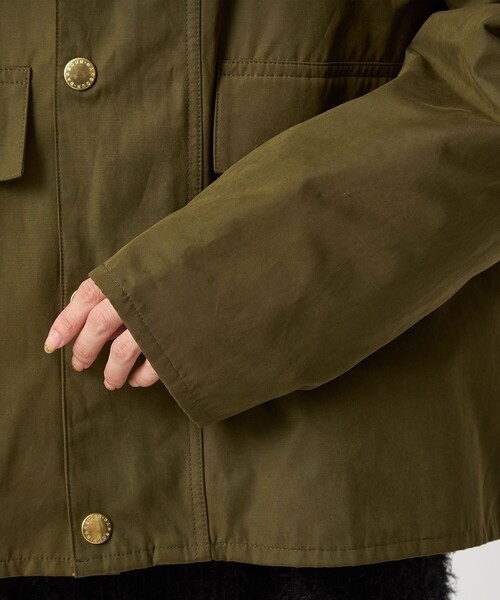 Barbour（バブアー）の「【別注】＜Barbour＞TRANSPORT ジャケット（カバーオール・レディース・オリーブ/ダークブラウン・36/38）」の16枚目の写真