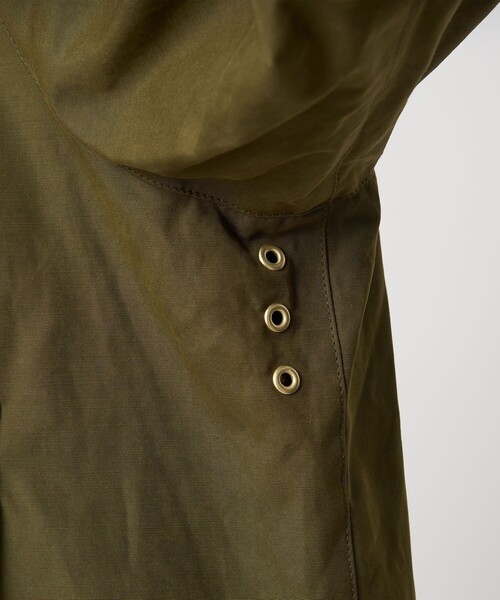 Barbour（バブアー）の「【別注】＜Barbour＞TRANSPORT ジャケット（カバーオール・レディース・オリーブ/ダークブラウン・36/38）」の20枚目の写真