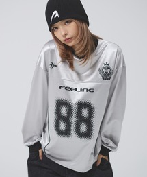 ルーズシルエットフットボールTシャツ【UNISEX】