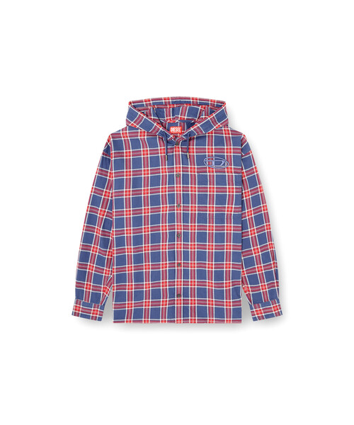 メンズ フード付きシャツ S-DEWNY-HOOD-AJFI（シャツ/ブラウス