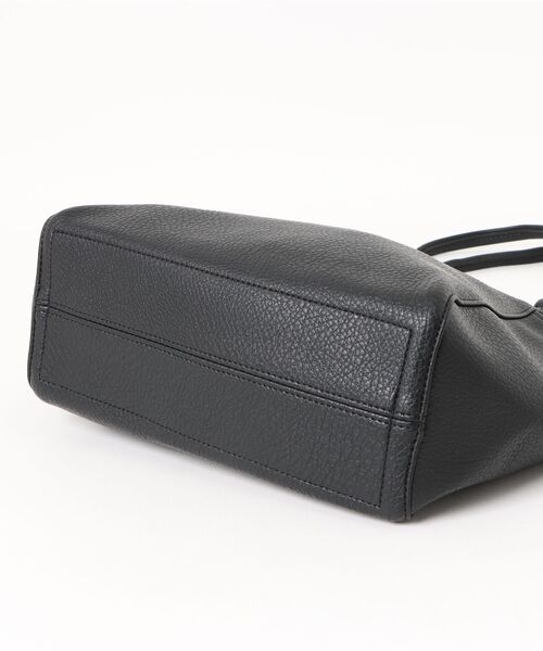 新品・未使用■coto ポーチ付トートバッグ　ブラック　船型　A4収納可能 florist トートバッグ 「ポーチ付・A4収納可」ビッグロゴ