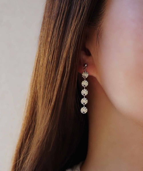 CERCA(チェルカ)の「saran jewelry/05 circle ピアス(ピアス(両耳用)・レディース・シルバー/ゴールド・FREE)」の1枚目の写真