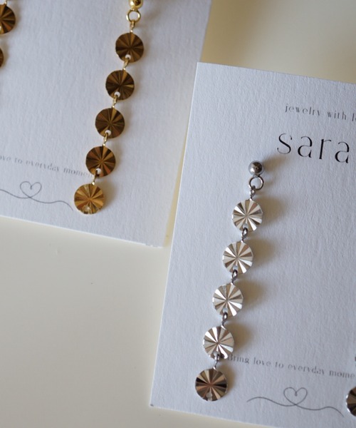 CERCA(チェルカ)の「saran jewelry/05 circle ピアス(ピアス(両耳用)・レディース・シルバー/ゴールド・FREE)」の3枚目の写真