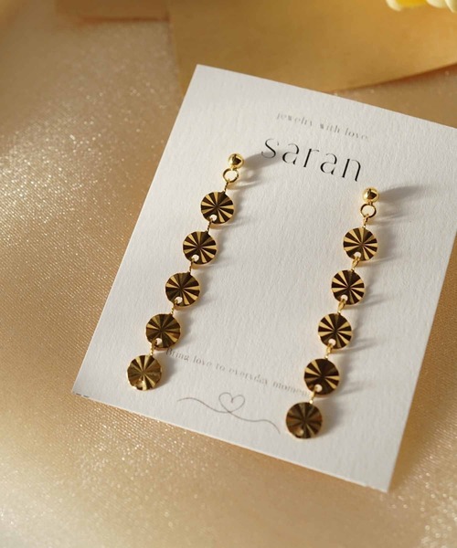 CERCA(チェルカ)の「saran jewelry/05 circle ピアス(ピアス(両耳用)・レディース・シルバー/ゴールド・FREE)」の4枚目の写真