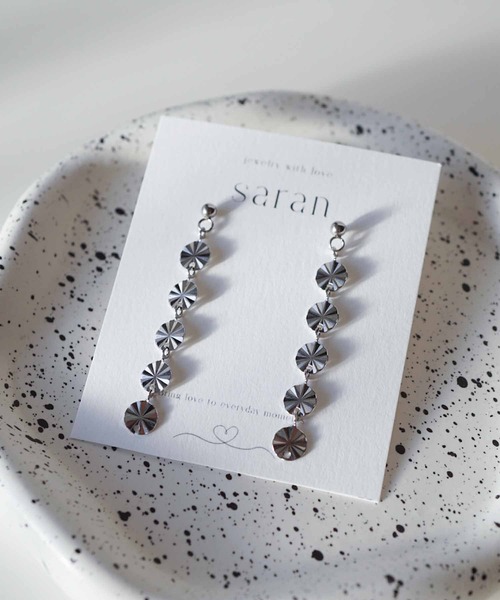 CERCA(チェルカ)の「saran jewelry/05 circle ピアス(ピアス(両耳用)・レディース・シルバー/ゴールド・FREE)」の5枚目の写真