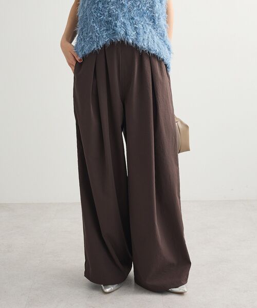 Sugar spoon（シュガースプーン）の「・SUGAR SPOON カーブタックパンツⅡ（その他パンツ・レディース・ブラック/ブラウン/ボルドー/グレイッシュベージュ・FREE）」の3枚目の写真