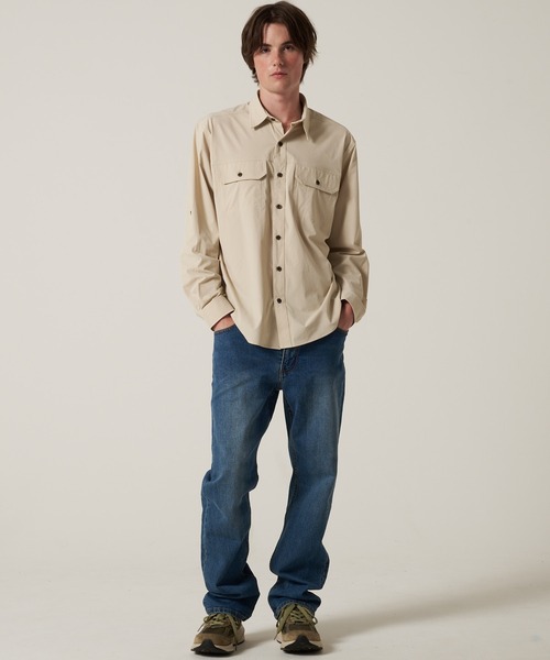 Eddie Bauer(エディーバウアー)の「アトラス エクスプロレーション フレックスシャツ(シャツ/ブラウス・メンズ・ダークカーキ/グレイッシュブルー/オートミール・S/M/L/XL/XXL)」の5枚目の写真