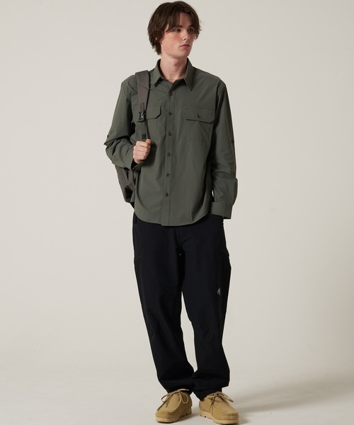 Eddie Bauer(エディーバウアー)の「アトラス エクスプロレーション フレックスシャツ(シャツ/ブラウス・メンズ・ダークカーキ/グレイッシュブルー/オートミール・S/M/L/XL/XXL)」の6枚目の写真