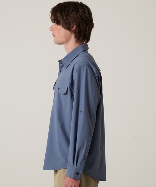 Eddie Bauer(エディーバウアー)の「アトラス エクスプロレーション フレックスシャツ(シャツ/ブラウス・メンズ・ダークカーキ/グレイッシュブルー/オートミール・S/M/L/XL/XXL)」の11枚目の写真