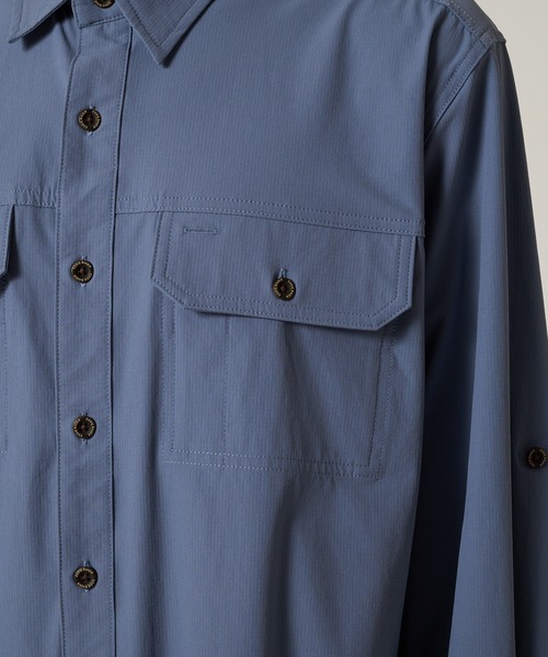 Eddie Bauer(エディーバウアー)の「アトラス エクスプロレーション フレックスシャツ(シャツ/ブラウス・メンズ・ダークカーキ/グレイッシュブルー/オートミール・S/M/L/XL/XXL)」の14枚目の写真