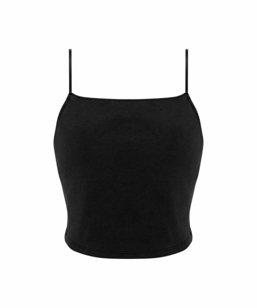 AMOSTYLE BY TRIUMPH（アモスタイルバイトリンプ）の「リブ クロップトップ AMST800 B.Top JX（その他アンダーウェア/インナー・レディース・ブラック/ホワイト/ブラウン/ブルー・L/M/S）」の13枚目の写真