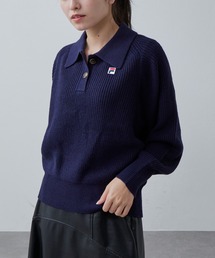Lui's（ルイス）の「【FILA×Lui's】ニットポロ（ニット/セーター）」