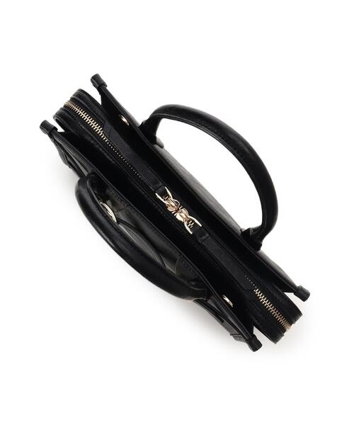 Samantha Thavasa（サマンサタバサ）の「ベルトデザインワイドハンドバッグ（ハンドバッグ・レディース・ワインレッド/ブラック/ピンクベージュ/オフホワイト・FREE）」の8枚目の写真