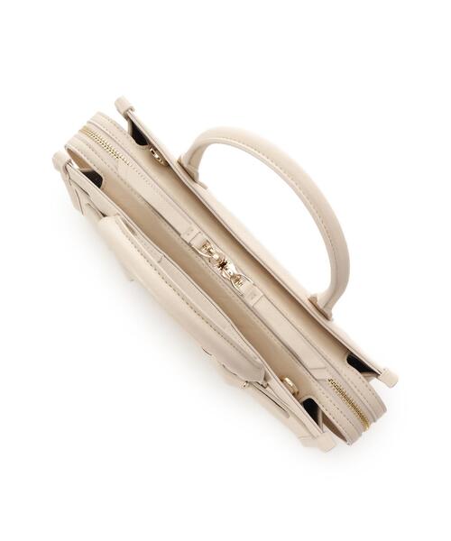 Samantha Thavasa（サマンサタバサ）の「ベルトデザインワイドハンドバッグ（ハンドバッグ・レディース・ワインレッド/ブラック/ピンクベージュ/オフホワイト・FREE）」の14枚目の写真