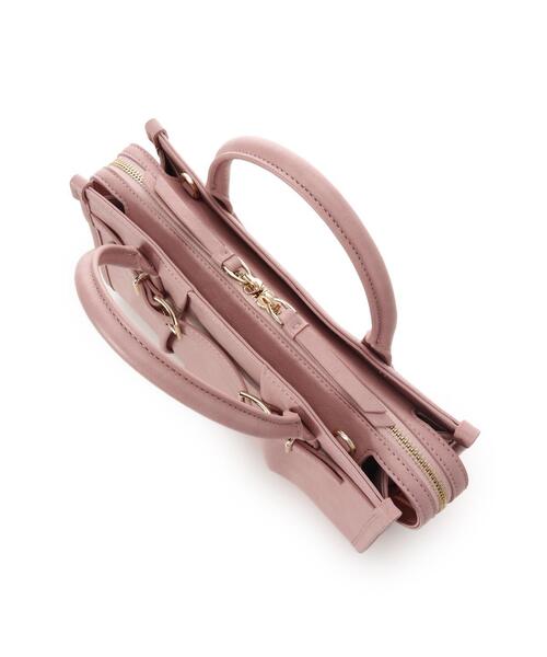 Samantha Thavasa（サマンサタバサ）の「ベルトデザインワイドハンドバッグ（ハンドバッグ・レディース・ワインレッド/ブラック/ピンクベージュ/オフホワイト・FREE）」の20枚目の写真