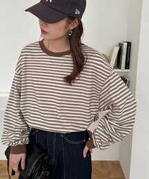 DISCOAT（ディスコート）の「【新色追加!/ユニセックス】ランダムボーダーロンT（Tシャツ/カットソー）」