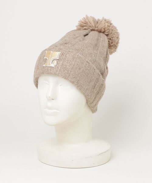 TITTY&CO.(ティティーアンドコー)の「【3点セット】ニット帽+手袋+マフラー(ニットキャップ/ビーニー・レディース・グレー/ベージュ/ブラック/アイボリー/ピンク・FREE)」の20枚目の写真