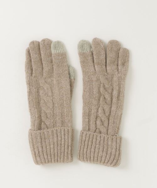 TITTY&CO.(ティティーアンドコー)の「【3点セット】ニット帽+手袋+マフラー(ニットキャップ/ビーニー・レディース・グレー/ベージュ/ブラック/アイボリー/ピンク・FREE)」の22枚目の写真