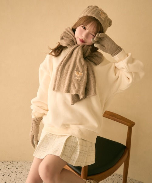 セール】【3点セット】ニット帽＋手袋＋マフラー（ニットキャップ