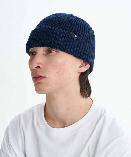 ELEMENT(エレメント)の「ELEMENT メンズ LOW DOCKER BEANIE ビーニー 【2025年秋冬モデル】/エレメントリブニットキャップ・ビーニー(ニットキャップ/ビーニー・メンズ・ネイビー/ブラック/レッド/ホワイト・FREE)」の1枚目の写真