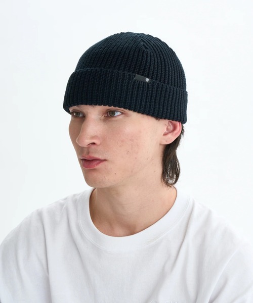 ELEMENT(エレメント)の「ELEMENT メンズ LOW DOCKER BEANIE ビーニー 【2025年秋冬モデル】/エレメントリブニットキャップ・ビーニー(ニットキャップ/ビーニー・メンズ・ネイビー/ブラック/レッド/ホワイト・FREE)」の12枚目の写真