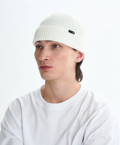 ELEMENT(エレメント)の「ELEMENT メンズ LOW DOCKER BEANIE ビーニー 【2025年秋冬モデル】/エレメントリブニットキャップ・ビーニー(ニットキャップ/ビーニー・メンズ・ネイビー/ブラック/レッド/ホワイト・FREE)」の8枚目の写真