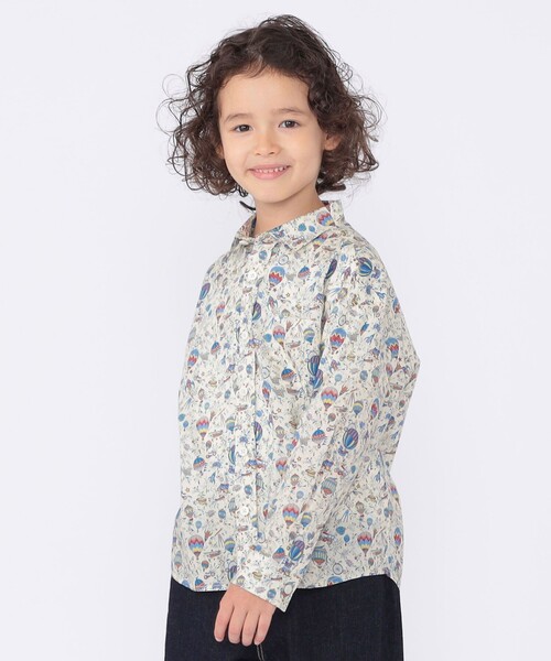 SHIPS(シップス)の「SHIPS KIDS:100~130cm / リバティ プリント 長袖 シャツ(シャツ/ブラウス・キッズ・ブルー系その他・130/100/110/120)」の5枚目の写真
