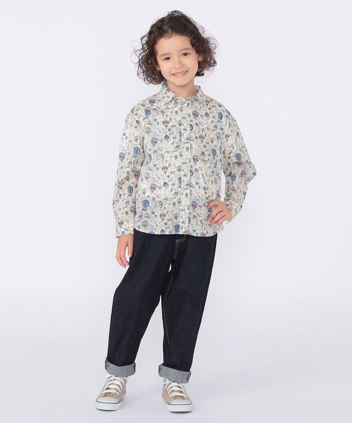 SHIPS(シップス)の「SHIPS KIDS:100~130cm / リバティ プリント 長袖 シャツ(シャツ/ブラウス・キッズ・ブルー系その他・130/100/110/120)」の7枚目の写真