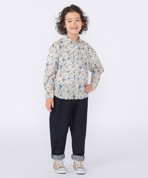 SHIPS(シップス)の「SHIPS KIDS:100~130cm / リバティ プリント 長袖 シャツ(シャツ/ブラウス・キッズ・ブルー系その他・130/100/110/120)」の8枚目の写真