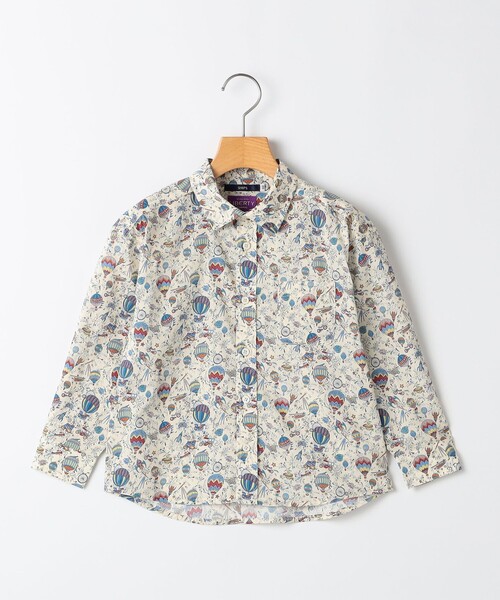 SHIPS(シップス)の「SHIPS KIDS:100~130cm / リバティ プリント 長袖 シャツ(シャツ/ブラウス・キッズ・ブルー系その他・130/100/110/120)」の9枚目の写真