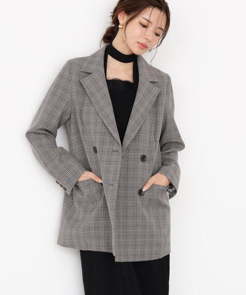 プロポーション　ダブルブレストジャケット　テーラードジャケット ダブルブレストジャケット | PROPORTION BODY DRESSING
