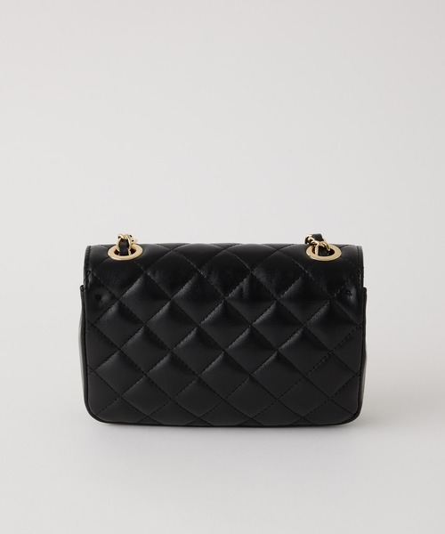 AULENTTI(オウレンティ)の「【forksy.】【AULENTTI / オウレンティ】キルティングチェーンショルダーバッグ(ハンドバッグ・レディース・ダークグレー/ブラック・FREE)」の7枚目の写真