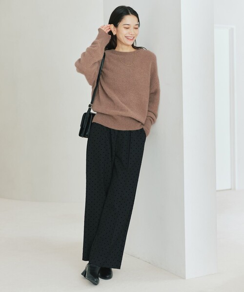 結論シリーズ】ニーハイフレアパンツ ウラキモウ ドット［size SHORT