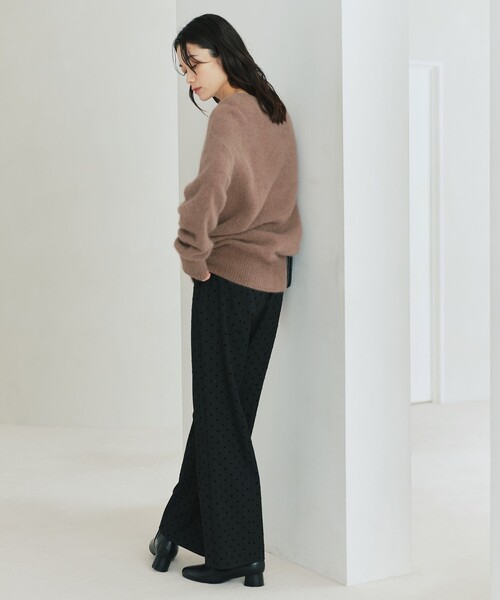 結論シリーズ】ニーハイフレアパンツ ウラキモウ ドット［size SHORT